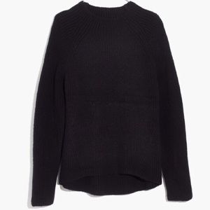 Black Madewell Mock-Neck Sweater